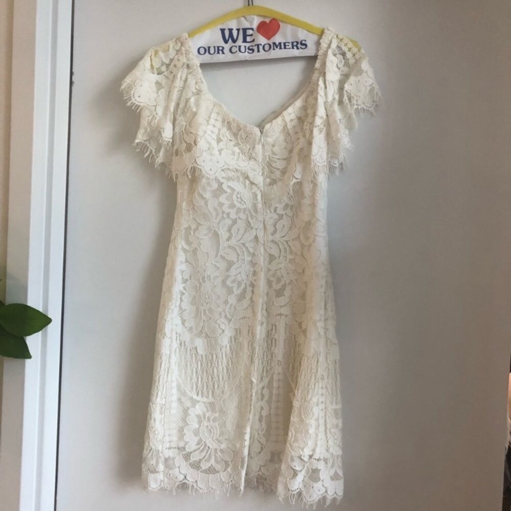 White lace dress by Wayf
